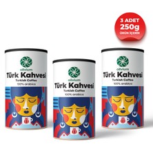 Olivium Türk Kahvesi Teneke Kutu (3 Adet 250Gram)