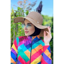 Remsa Mayo Deniz Kabuklu Hasır Şapka Camel Rş-70