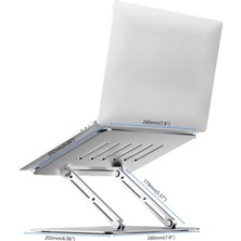 Daytona Np-T4  Alüminyum Katlanabilir Taşınabilir 15'-17' Macbook /tablet / Laptop Standı