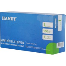 Handy Mavi Nitril Eldiven