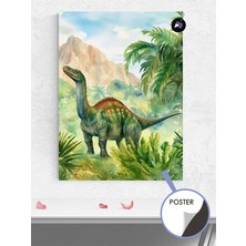 Postermanya Dinazor Doğası Hayvan Poster - Afiş - Dekoratif Duvar Posteri