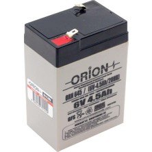 Ceta Orion 6V 4.5AH Bakımsız Kuru Akü 6 Volt 4.5 Amper Akü