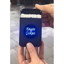 Birdoz Avm Isimli Işıklı Şarjlı Çakmak Sigara Lüx Tabaka