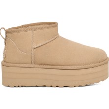 UGG Kadın Bot 1135092 Ugg W Classıc Ultra Mını Platform Mustard Seed (Hardal)