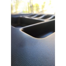 Gör Seç 37X49 cm Çekmece Içi Siyah Kaşıklık Kepçelik Mutfak Çekmece Düzenleyici Organizer (33*40 A Kesilebilir)