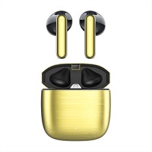 Recci Bluetooth Kulaklık Kablosuz Recci REP-W42 Bounty Hunter Tws V5.2 Versiyon Gold