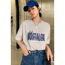 Only Trendwear  Unisex Nostalgia Baskılı Oversize Tshirt
