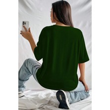 Only Trendwear  Unisex Baseball Baskılı Oversize Tshirt