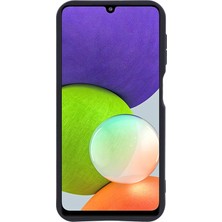 Seashell Digital Samsung Galaxy A22 4g (Ab rsiyonu) Tpu Mat Black Telefon Kılıfı (Yurt Dışından)