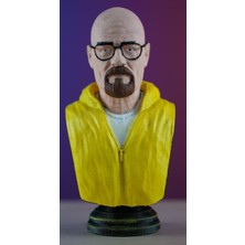 Bi'şeyler Sepeti Walter White Breaking Bad Boyalı Büst Figür - 15 cm