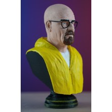 Bi'şeyler Sepeti Walter White Breaking Bad Boyalı Büst Figür - 15 cm