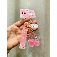 Meyra Içi Sulu Hello Kitty Çanta Süsü Anahtarlık