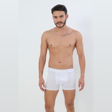 Japa Modal Boxer Beyaz 4'lü Paket