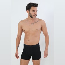Japa Likralı Boxer Siyah 5'li Paket