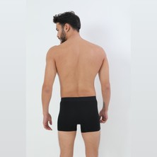 Japa Likralı Boxer Siyah 5'li Paket