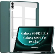 Samsung Galaxy Tab S9 FE Plus/S10 Plus/S9 Plus Kılıf Grafiti Şeffaf Kalem Bölmeli X610-16-810-18 X820