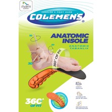 Colemens Comfort System Insoles & FOOTCARE360 - Anatomik Ayakkabı Tabanlığı Masaj Etkili Tabanlık