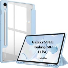 MobaxAksesuar Samsung Galaxy Tab S10 Lite FE/S10/S9 FE/S9 Kılıf Grafiti Şeffaf Kalem Bölmeli(12.4inç Değildir)