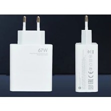 Xiaomi Uyumlu 67W  6A Turbo Hızlı Şarj Cihazı USB Type-C Şarj Kablosu