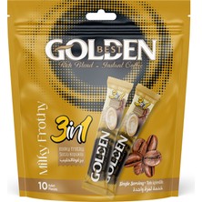 Golden Best 3'ü 1 Arada Sütlü Köpüklü Çözünebilir Kahve Karışımı (10 x 18 G)