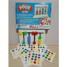 Hbnc Four Color Game Akıl Zekâ Mantık Oyunu Rubik Abaküs (4 Renk Oyun)