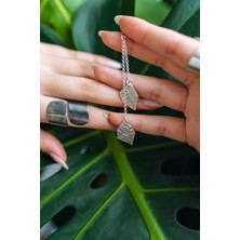 İz Jewel Beşgen Gümüş Küpe