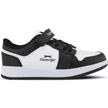 Slazenger PRINCE I Unisex Çocuk Sneaker Ayakkabı Beyaz / Siyah