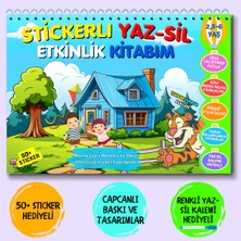 Stickerlı Yaz-Sil Etkinlik Kitabım 1 (Kaplan Serisi)