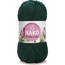 Nako 5 Adet Cotton Lüks Yelek Tunik Kazak Bluz Hırka Ipi Yünü Koyu Yeşil 97580