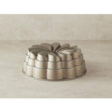 English Home Patisserie Frezya  Döküm Kek Kalıbı Gold-Silver