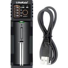 LIITOKALA LII-100B UNİVERSAL AA/AAA/18650/14500/123A AKILLI TEKLİ PİL ŞARJ CİHAZI ALETİ