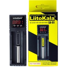 LIITOKALA LII-S1 UNİVERSAL AA/AAA/18650/14500/123A AKILLI TEKLİ PİL ŞARJ CİHAZI ALETİ