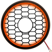 Poke Ledli 30CM Bass Kapak 12V Poke PK-5603, Mor