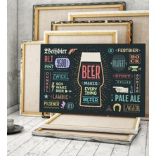 BK Beer Tasarımlı Kanvas Tablo (50 x 70 Cm.) 2