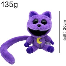 Jea Love 20CM Canavar Catnap Korku Hayvan Serisi Mor Kedi Oyuncak Peluş (Yurt Dışından)