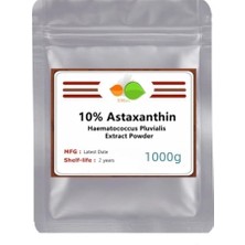 Mingjinshop3 50G Tarzı Yüksek Li% 10 Astaksantin, Doğal Haematococcus Pluvialis (Yurt Dışından)