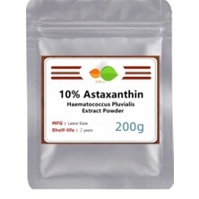 Mingjinshop3 50G Tarzı Yüksek Li% 10 Astaksantin, Doğal Haematococcus Pluvialis (Yurt Dışından)