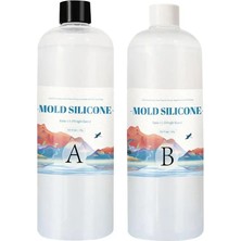 Mingjinshop3 500G Tarzı G Dıy Silikon Kalıp Yapımı Ab 1:1 Sıvı Kauçuk Silicona Liquida Para Kalıp Hızlı Sertleşen Kalıp Yapımı Silikon Kiti Kürlenmiş (Yurt Dışından)