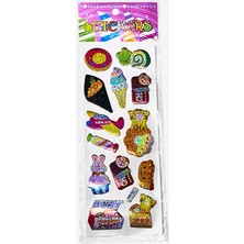 Elegantshop Sticker Seti Kabartmalı Tt