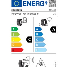 Michelin 215/65 R16C 109/107T Agılıs Crossclımate Hafif Ticari Dört Mevsim Lastiği ( Üretim Yılı: 2024 )