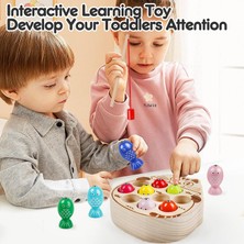 Szjiede Yeni Yürümeye Başlayan Çocuklar Için Ahşap Manyetik Balıkçılık Oyunu 1-3, Montessori Okul Öncesi Eğitim Faaliyetleri Balıkçılık Oyuncakları Öğrenme Ince Motor Becerileri El Göz Koo (Yurt Dışından)