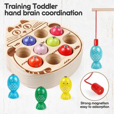 Szjiede Yeni Yürümeye Başlayan Çocuklar Için Ahşap Manyetik Balıkçılık Oyunu 1-3, Montessori Okul Öncesi Eğitim Faaliyetleri Balıkçılık Oyuncakları Öğrenme Ince Motor Becerileri El Göz Koo (Yurt Dışından)