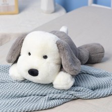 Szjiede Peluş Yavru Köpek Dolması Hayvan Köpek Çocuklar Peluş Oyuncak Yastık Sarılma Yastık Peluş Oyuncak (Gri, 50CM/19.6IN) (Yurt Dışından)