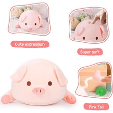 Szjiede Domuz Peluş Oyuncak Dolması Domuz Sarılma Yastık Peluş Domuz Doldurulmuş Hayvan Sevimli Domuz 15.7" (Yurt Dışından)