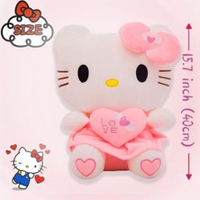 Szjiede Kitty Peluş Oyuncaklar, 15.7 Inç Karikatür Doldurulmuş Hayvanlar Bebek Sarılma Yastık Şekil, Kızlar Için Noel Paskalya Doğum Günü Partisi Yeni Yıl Için Harika Hediyeler (PEMBE-40CM (Yurt Dışından)