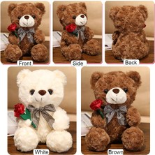 Szjiede Sevgililer Günü Için Ayı Doldurulmuş Hayvan Peluş Oyuncak, Gül Yumuşak Küçük Sevimli Ayı Oyuncak ile Sevimli 9.8 "oyuncak Ayı Peluş, Kız Arkadaşı Erkek Arkadaşı Için Hediyeler (Bey (Yurt Dışından)