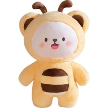 Szjiede Arı Peluş Yastık Sevimli Bumble Bee Plushie Böcek Doldurulmuş Hayvan Çocuklar Için Hediye Sarı 9" (Yurt Dışından)