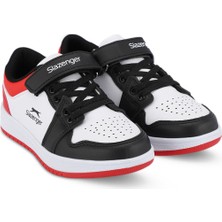 Slazenger PRINCE I Unisex Çocuk Sneaker Ayakkabı Beyaz / Siyah