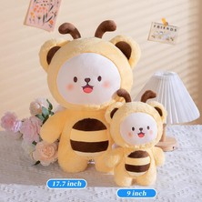 Szjiede Arı Peluş Yastık Sevimli Bumble Bee Plushie Böcek Doldurulmuş Hayvan Çocuklar Için Hediye Sarı 9" (Yurt Dışından)