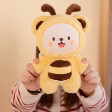 Szjiede Arı Peluş Yastık Sevimli Bumble Bee Plushie Böcek Doldurulmuş Hayvan Çocuklar Için Hediye Sarı 9" (Yurt Dışından)